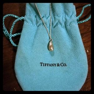 Tiffany and Co tear drop necklace